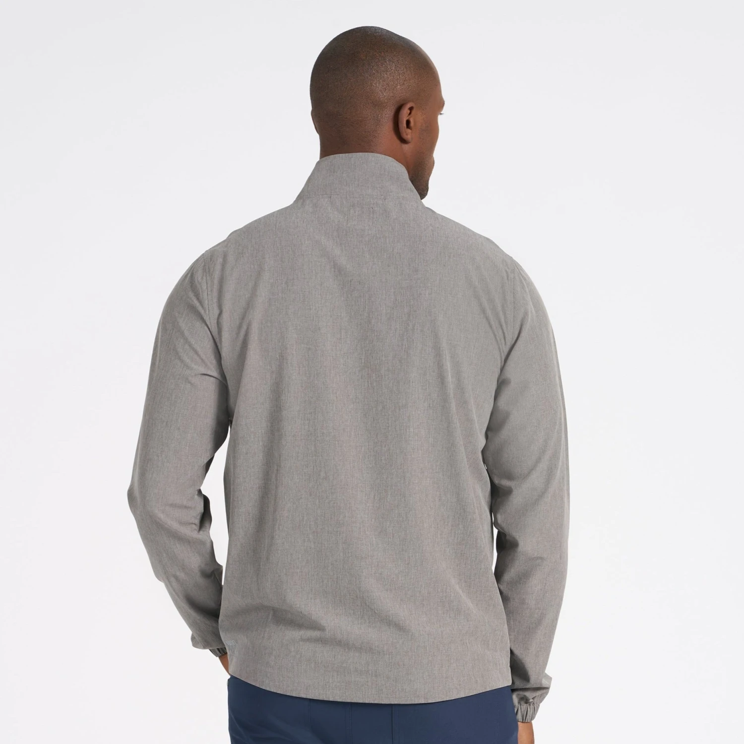Venture Track Jacket | Grey Linen Texture 5 Venture Track Jacket | Grey Linen Texture - Image 5