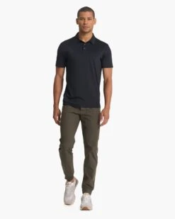 Zephyr Polo | Black Heather 11 Zephyr Polo | Black Heather -Eminem Style V1000HBK FA22 M ECOMM TOP 0416