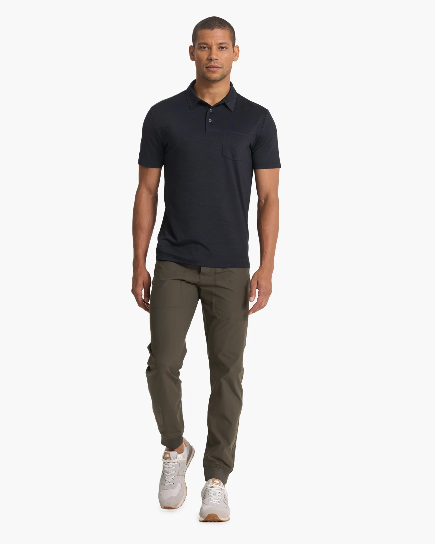 Zephyr Polo | Black Heather 5 Zephyr Polo | Black Heather - Image 5