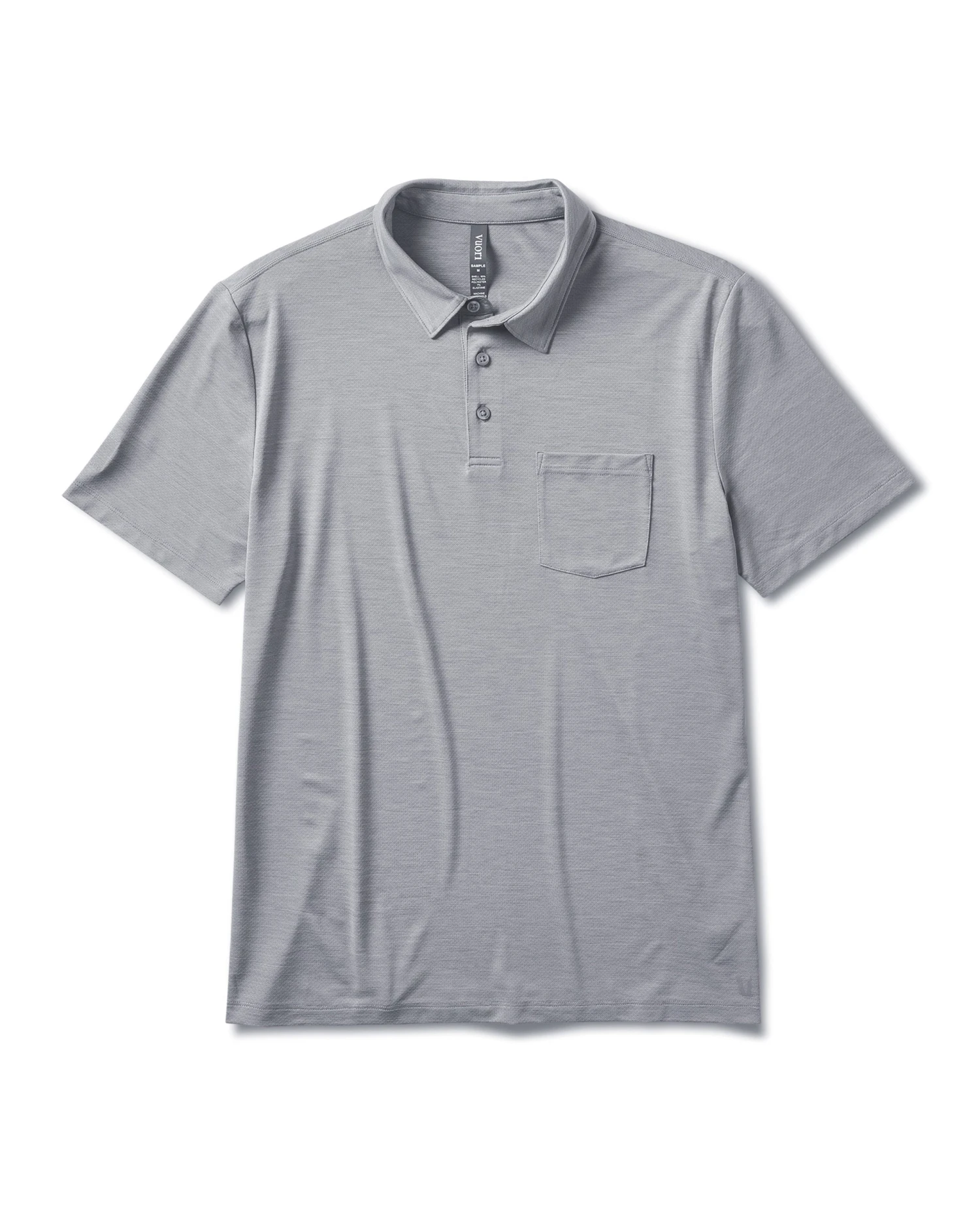 Zephyr Polo | Heather Grey 1 Zephyr Polo | Heather Grey