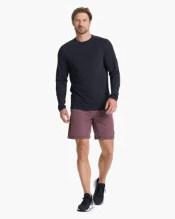 Long Sleeve Current Tech Tee | Black -Eminem Style V1003BLK 02181