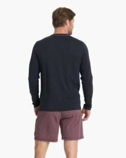 Long Sleeve Current Tech Tee | Black -Eminem Style V1003BLK 02184