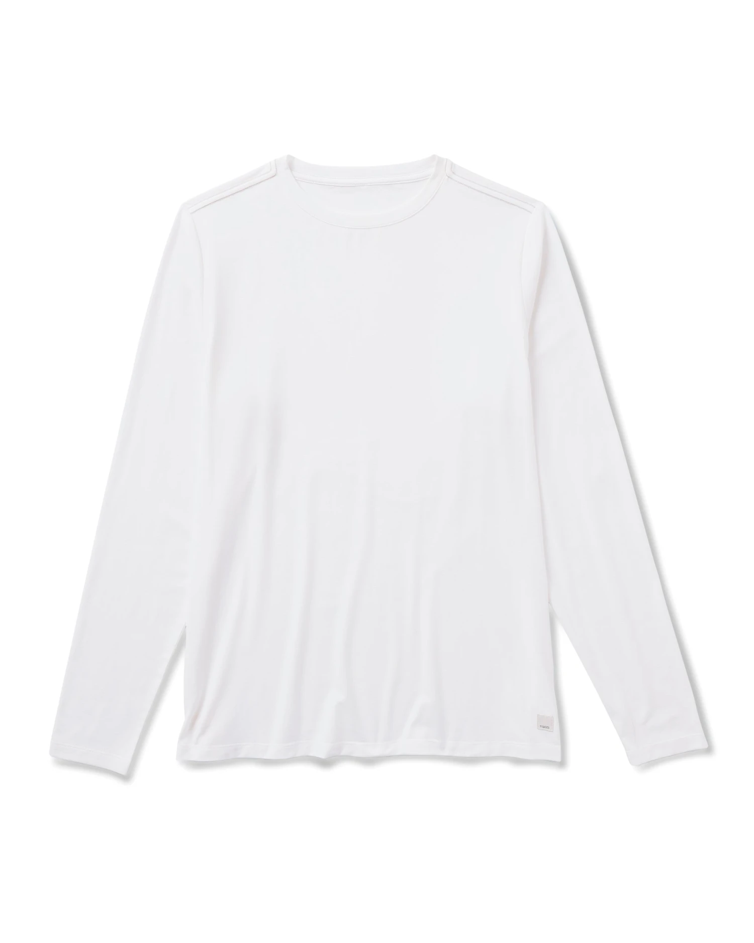 Long Sleeve Current Tech Tee | White 1 Long Sleeve Current Tech Tee | White