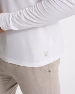 Long Sleeve Current Tech Tee | White 11 Long Sleeve Current Tech Tee | White -Eminem Style V1003WHT SP23 M ECOMM TOPS FULL 0806 1X1 0cd59237 8e57 4b78 9152 389346cdb4eb