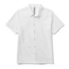 Short Sleeve Manhattan Button Down | White