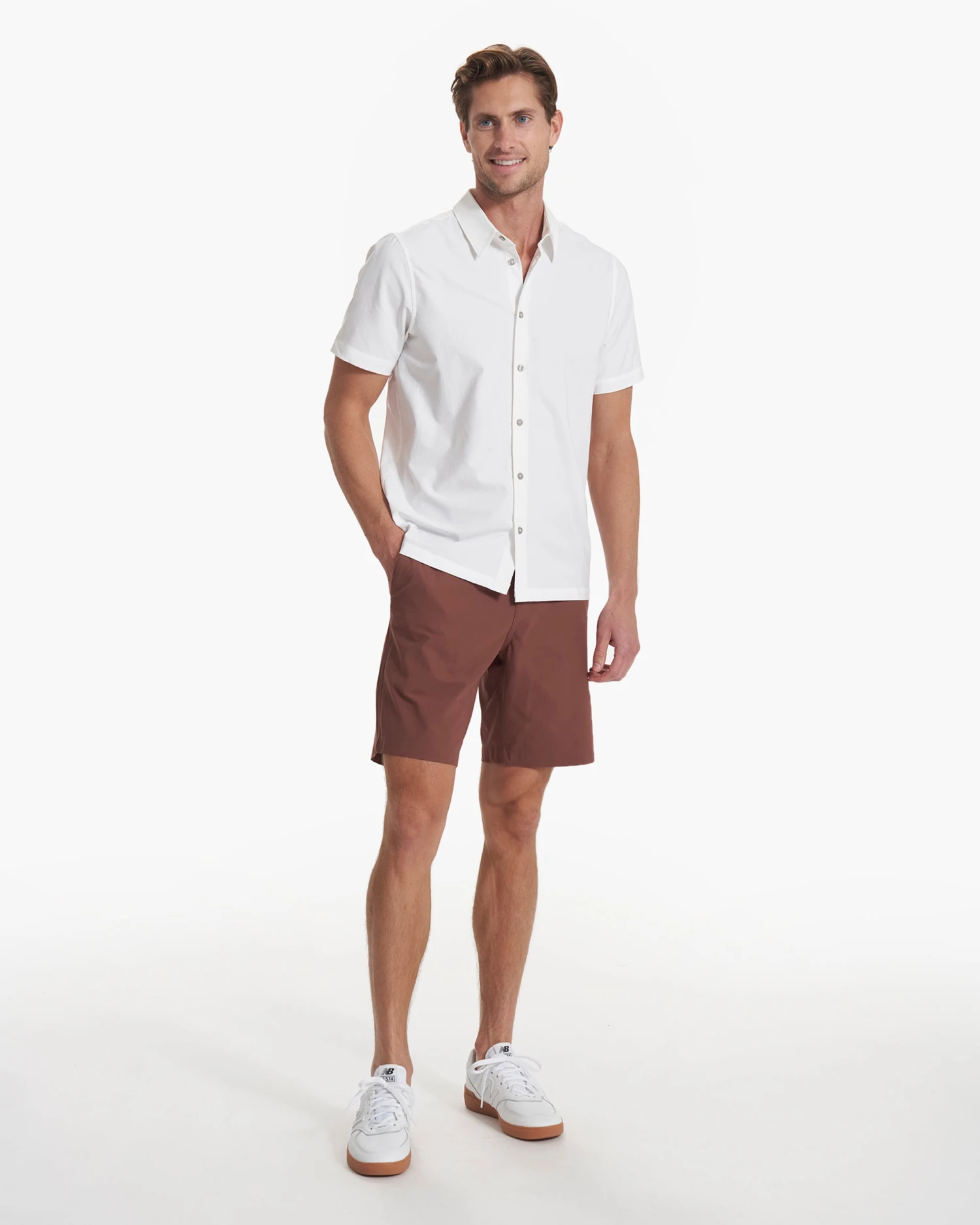 Short Sleeve Manhattan Button Down | White 6 Short Sleeve Manhattan Button Down | White - Image 6