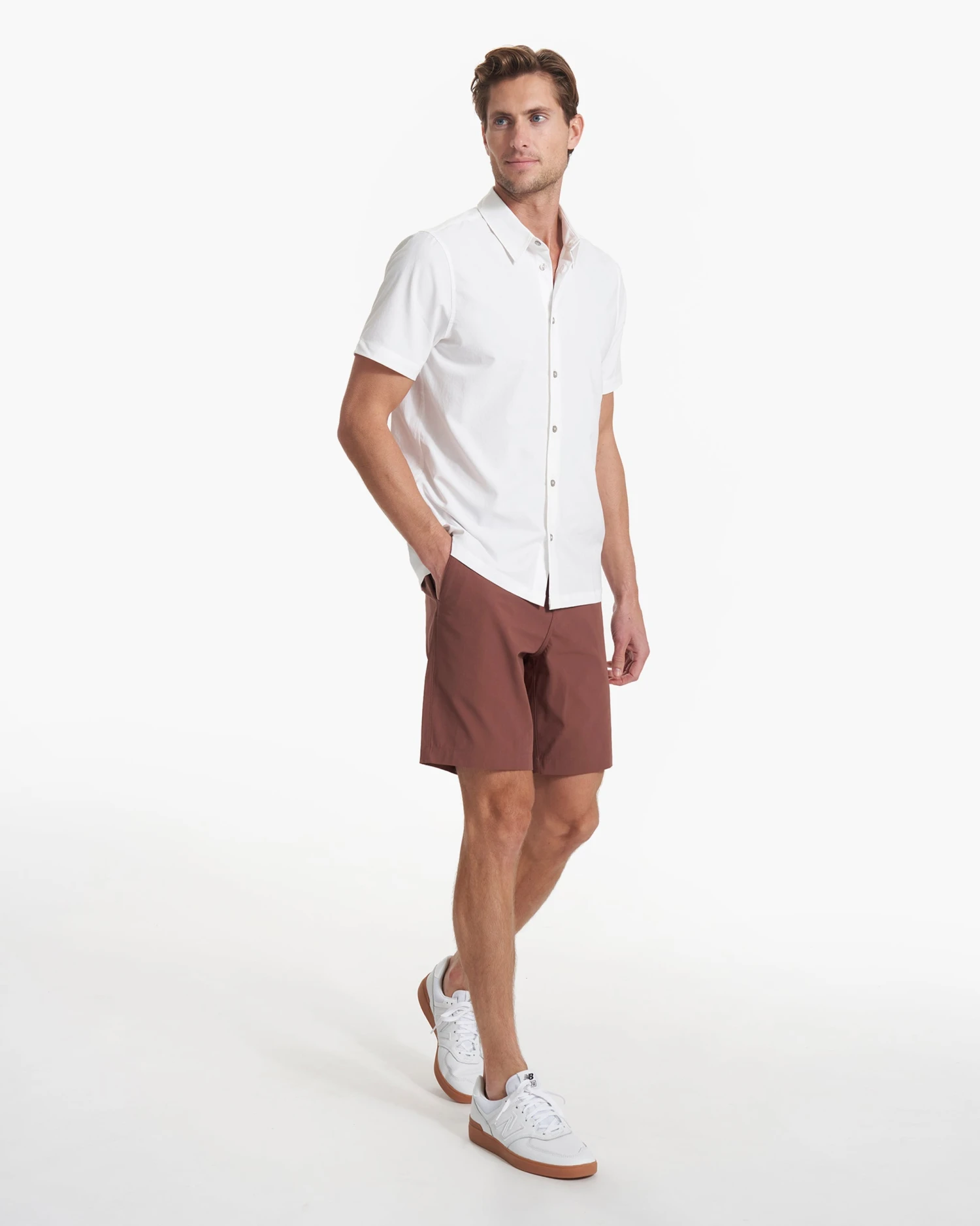 Short Sleeve Manhattan Button Down | White 5 Short Sleeve Manhattan Button Down | White - Image 5