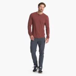 Long-Sleeve Ever Henley | Cedar 11 Long-Sleeve Ever Henley | Cedar -Eminem Style V108CED 00851
