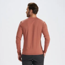 Long-Sleeve Ever Henley | Copper 8 Long-Sleeve Ever Henley | Copper -Eminem Style V108COP 3
