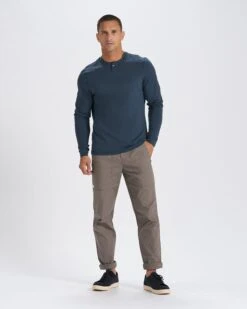 Long-Sleeve Ever Henley | Indigo 7 Long-Sleeve Ever Henley | Indigo -Eminem Style V108IND 3