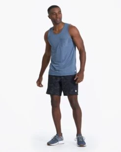 Tradewind Performance Tank | Coastal Heather -Eminem Style V142CLH 01837