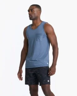 Tradewind Performance Tank | Coastal Heather -Eminem Style V142CLH 01869