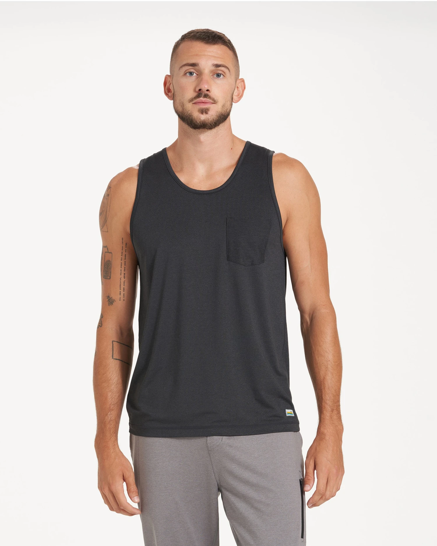 Tradewind Performance Tank | Black Heather 2 Tradewind Performance Tank | Black Heather - Image 2