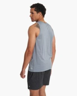 Tradewind Performance Tank | Cloud Heather -Eminem Style V142HCL 21SP M ECOMM TANKS BACK TOPS 5