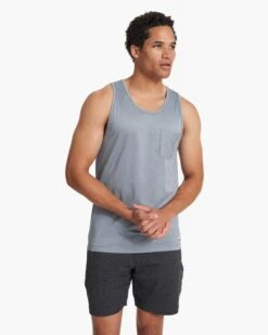 Tradewind Performance Tank | Cloud Heather -Eminem Style V142HCL 21SP M ECOMM TANKS FRONT TOPS 2