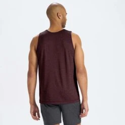 Tradewind Performance Tank | Oxblood Heather -Eminem Style V142HOX 3
