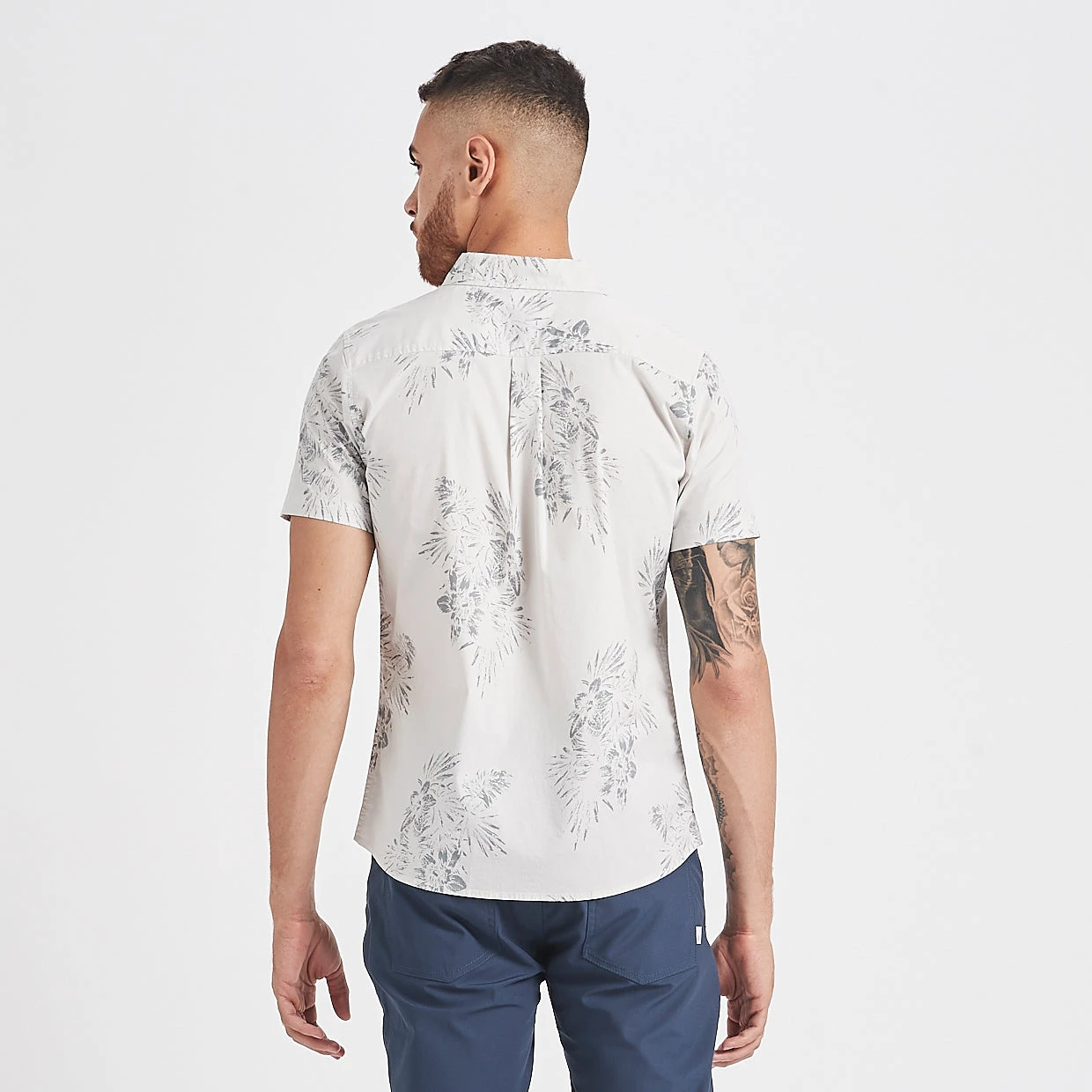 Crest Short Sleeve Button-Down | Salt Vintage Floral 4 Crest Short Sleeve Button-Down | Salt Vintage Floral - Image 4