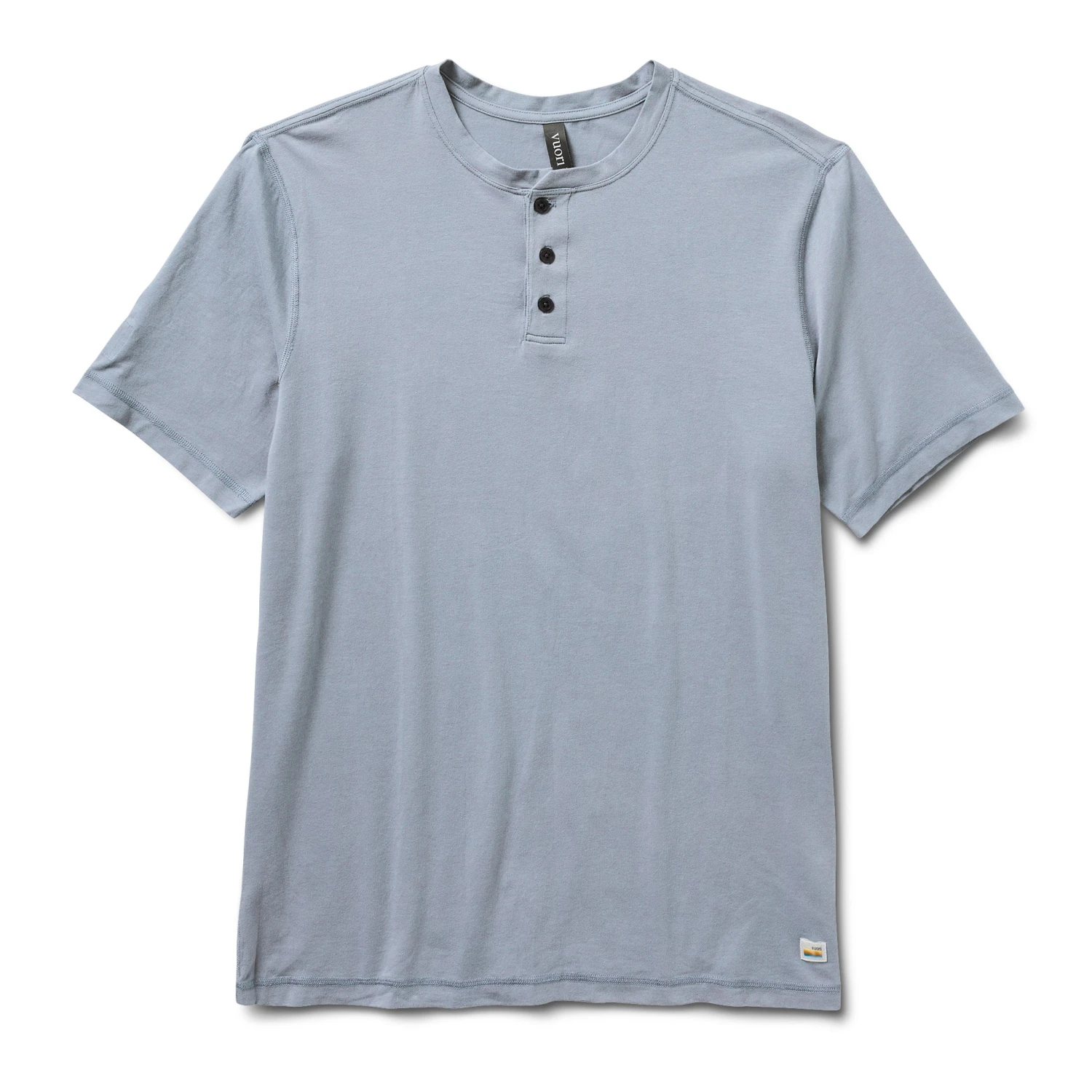 Short Sleeve Ever Henley | Light Cloud 1 Short Sleeve Ever Henley | Light Cloud