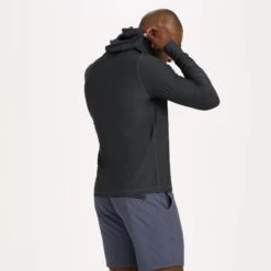 Uluwatu Water Hoodie | Black Heather -Eminem Style V169HBK 3