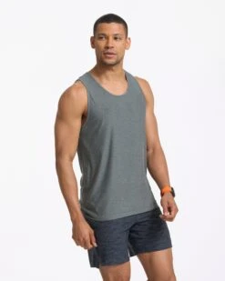 Strato Tech Tank | Dusty Pine Heather -Eminem Style V173HDY 00281