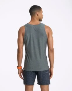 Strato Tech Tank | Dusty Pine Heather -Eminem Style V173HDY 00701