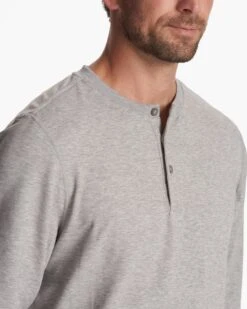 Austin Henley | Light Heather Grey -Eminem Style V175LHG FA23 M ECOMM TOPS DETAIL 6