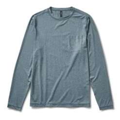 Long-Sleeve Tradewind Performance Tee | Steel Blue Heather