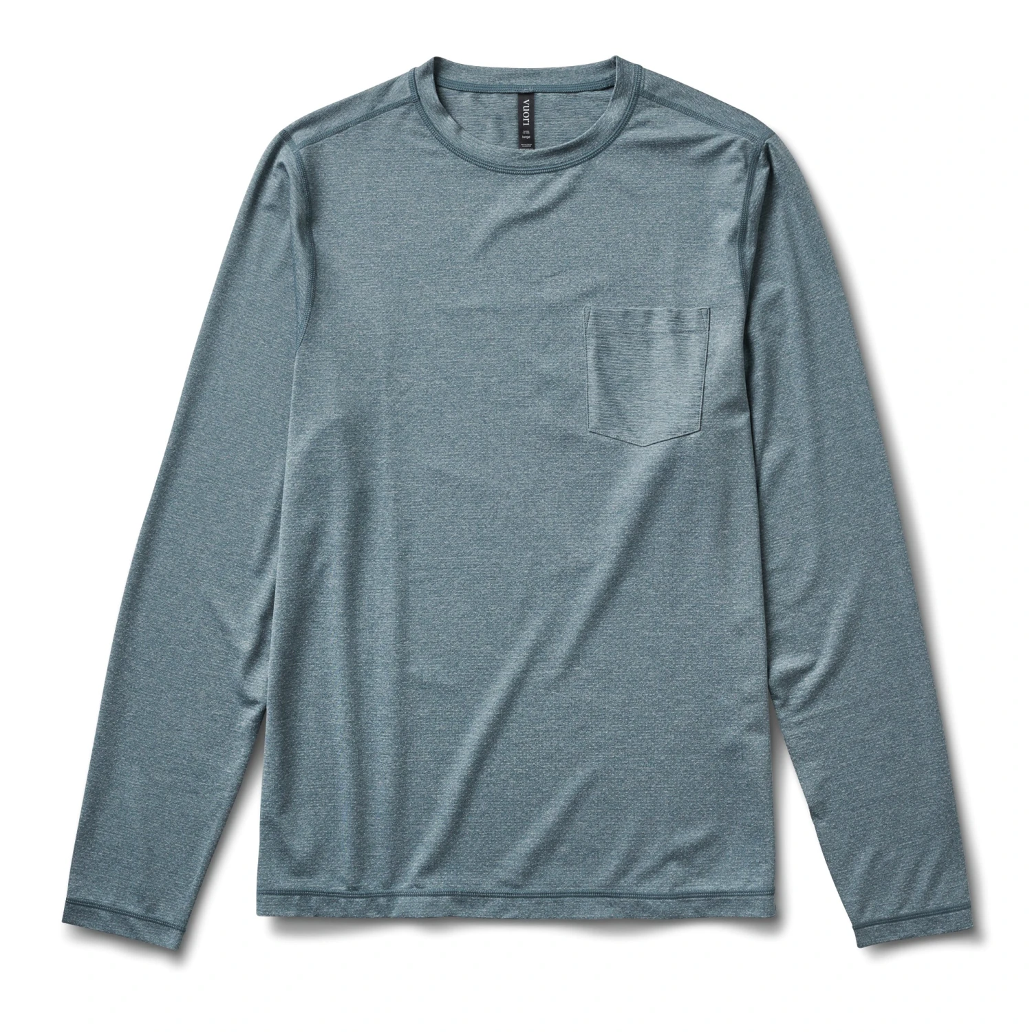 Long-Sleeve Tradewind Performance Tee | Steel Blue Heather 1 Long-Sleeve Tradewind Performance Tee | Steel Blue Heather