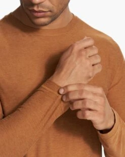 Long Sleeve Strato Tech Tee | Autumn Heather 11 Long Sleeve Strato Tech Tee | Autumn Heather -Eminem Style V178HAU FA23 M ECOMM TOPS DETAIL 7