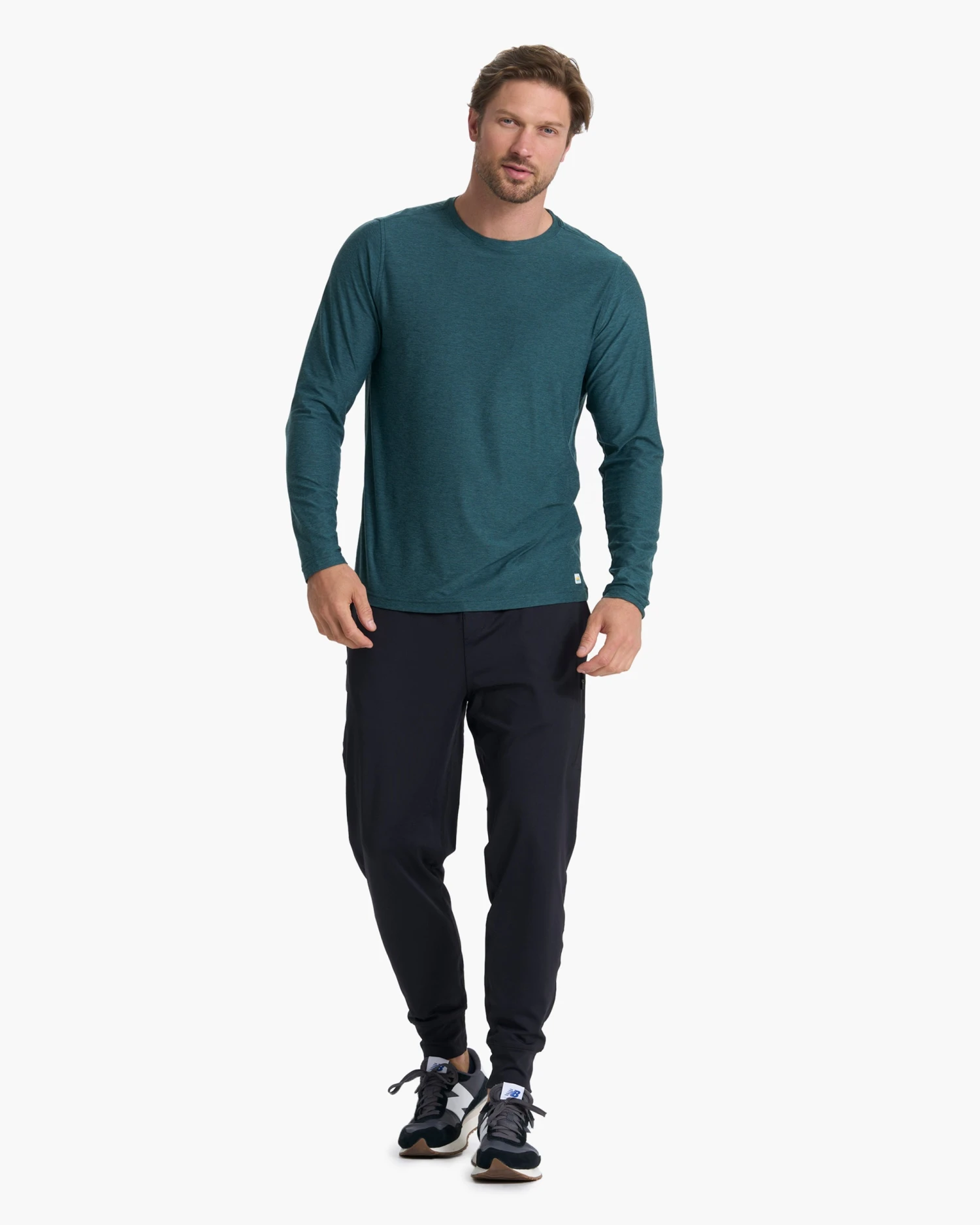 Long Sleeve Strato Tech Tee | Beryl Heather 5 Long Sleeve Strato Tech Tee | Beryl Heather - Image 5