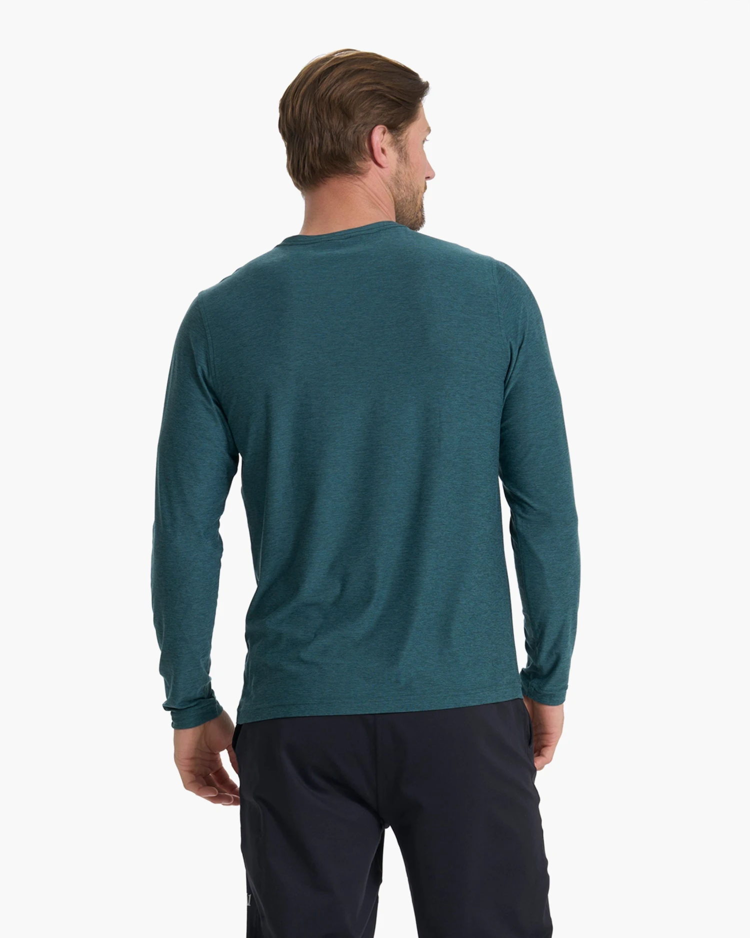 Long Sleeve Strato Tech Tee | Beryl Heather 4 Long Sleeve Strato Tech Tee | Beryl Heather - Image 4