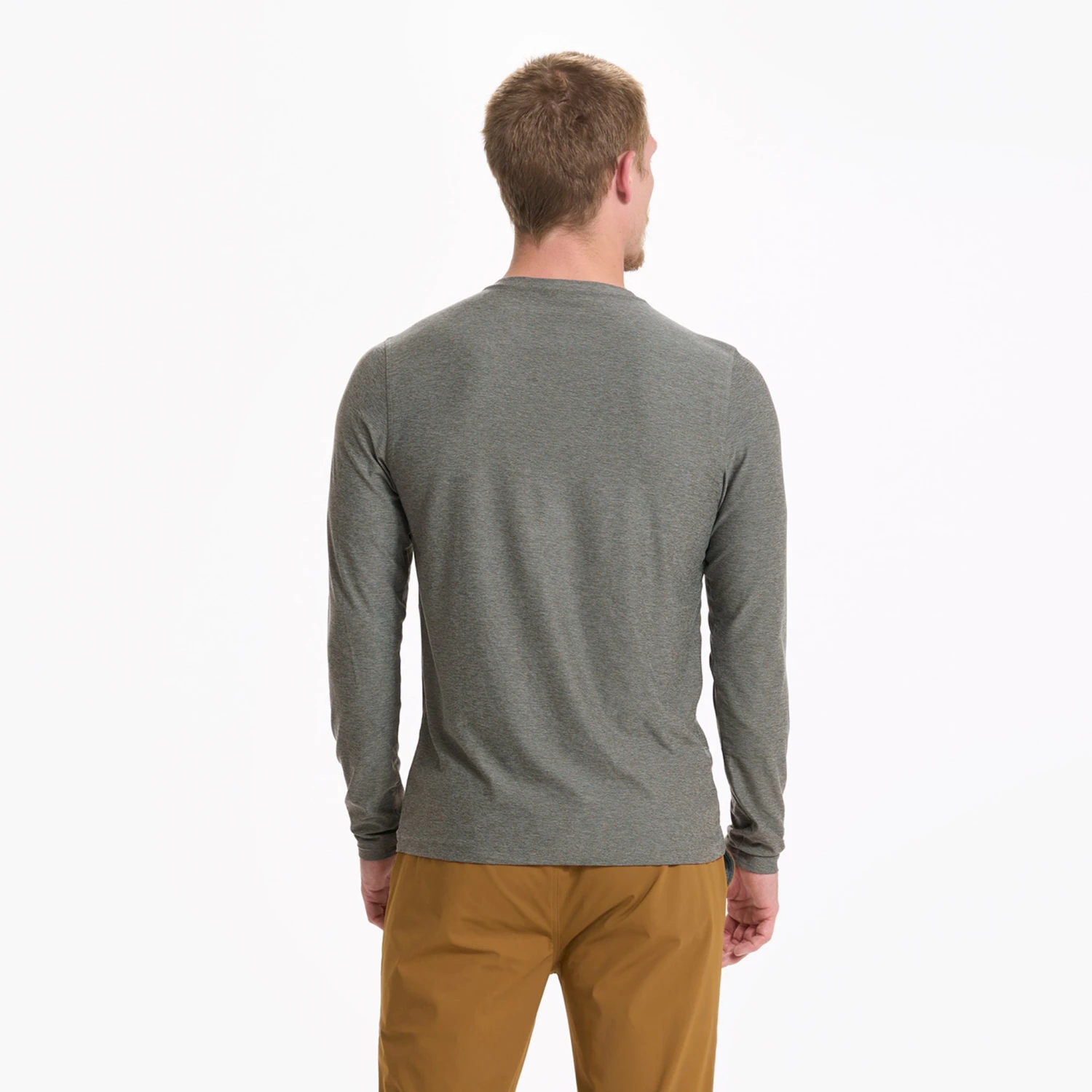 Long-Sleeve Strato Tech Tee | Dusty Pine Heather 4 Long-Sleeve Strato Tech Tee | Dusty Pine Heather - Image 4
