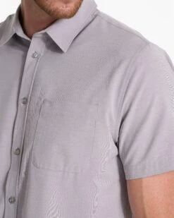 Short Sleeve Bridge Button Down | Fog -Eminem Style V184FOG SP23 M ECOMM TOPS DETAIL 2645 1x1 2c736703 96d9 4fa3 95c0 c0c2063f808d