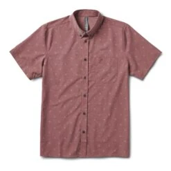 Short-Sleeve Bridge Button Down | Terracotta Bird