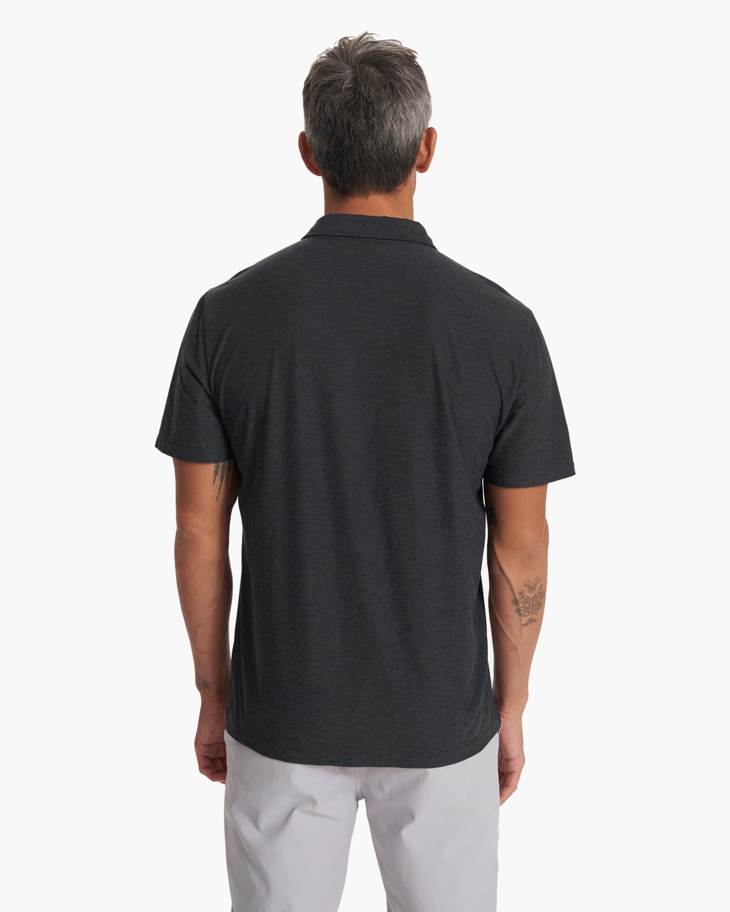Strato Tech Polo | Charcoal Heather 4 Strato Tech Polo | Charcoal Heather - Image 4