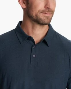 Strato Tech Polo | Navy Heather -Eminem Style V188HNV 2