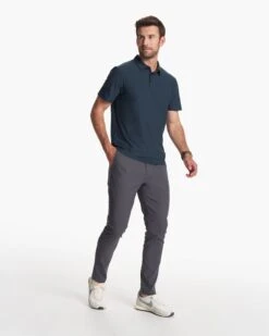 Strato Tech Polo | Navy Heather -Eminem Style V188HNV 4