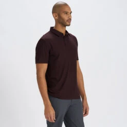 Strato Tech Polo | Oxblood Heather 6 Strato Tech Polo | Oxblood Heather -Eminem Style V188HOX 2