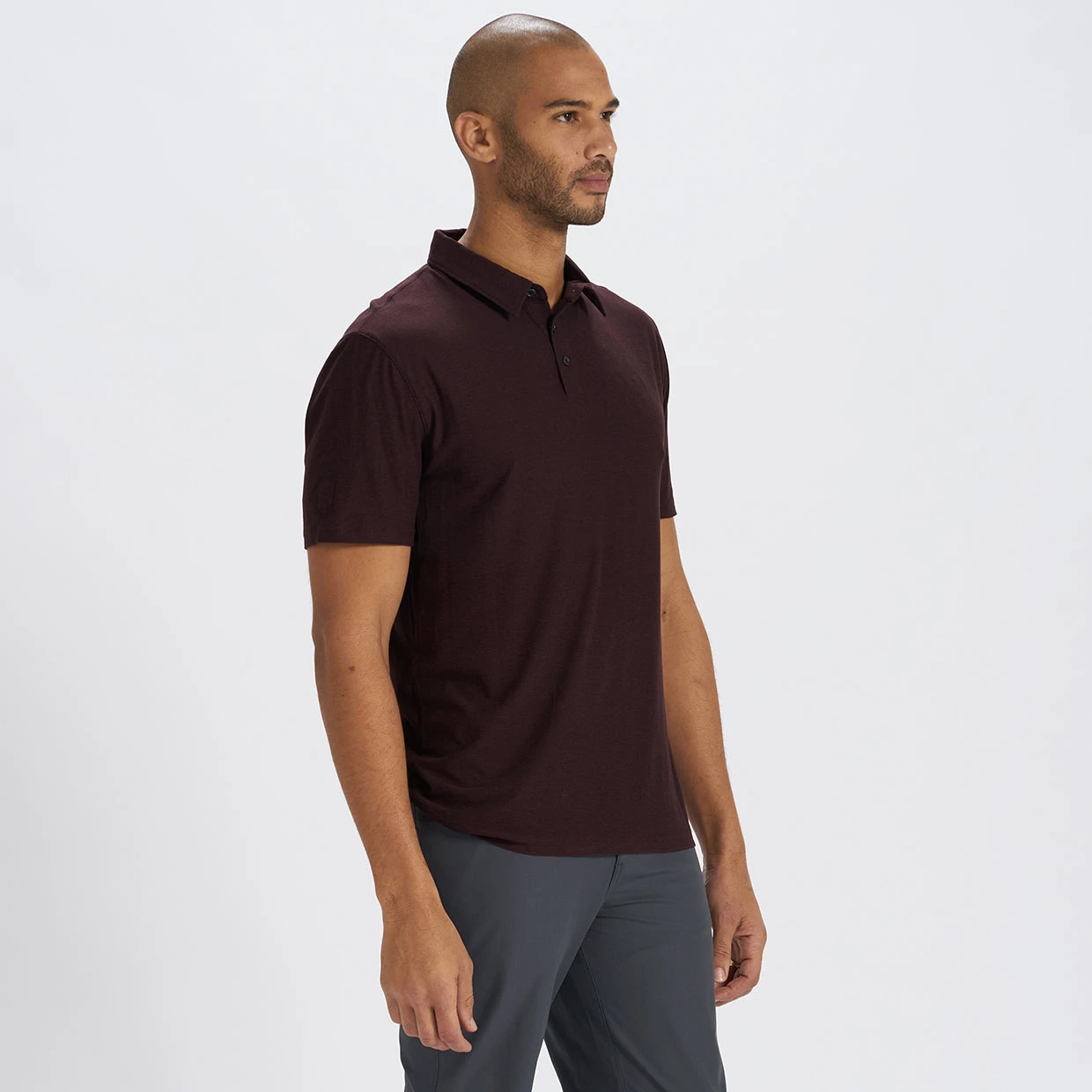 Strato Tech Polo | Oxblood Heather 3 Strato Tech Polo | Oxblood Heather - Image 3