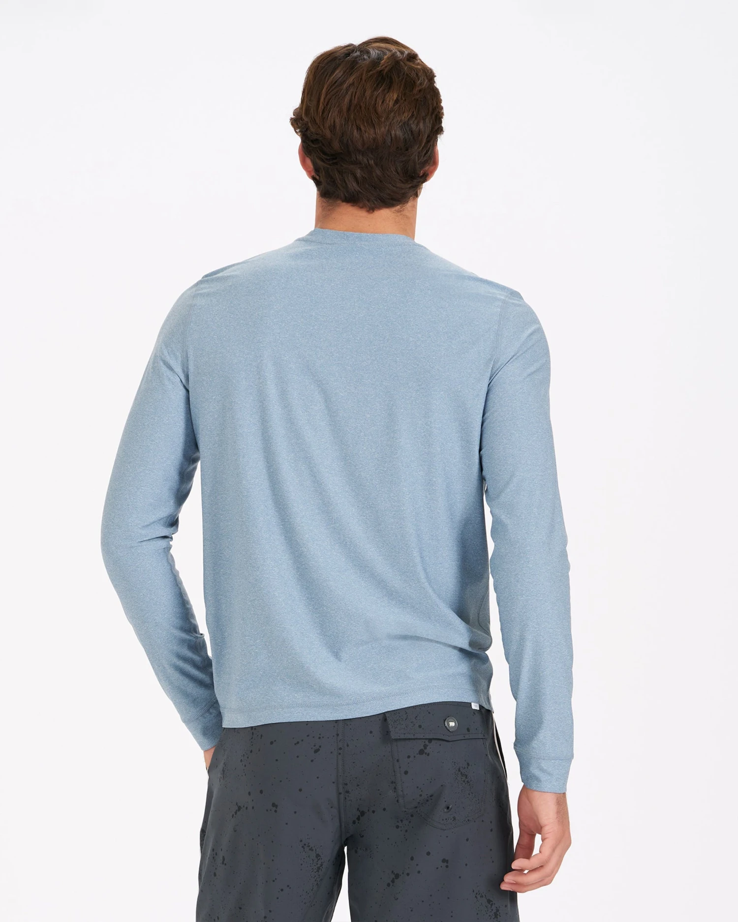 Long-Sleeve Uluwatu 2.0 Water Tee | Cloud Heather 3 Long-Sleeve Uluwatu 2.0 Water Tee | Cloud Heather - Image 3