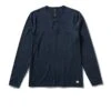 Long Sleeve Ease Performance Henley | Ink Heather
