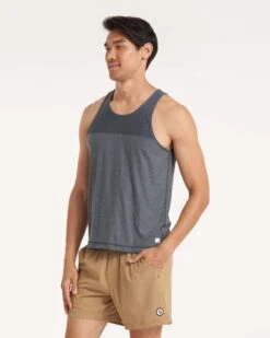 Grandview Tech Tank | Black Heather -Eminem Style V198HBK 2915