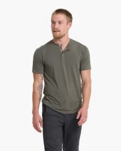 Linear Henley | Oregano -Eminem Style V199ORE 3542