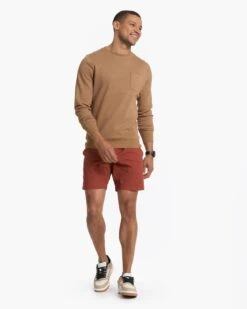 Jeffreys Pullover | Camel Heather 10 Jeffreys Pullover | Camel Heather -Eminem Style V218CMH 1867