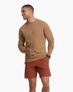 Jeffreys Pullover | Camel Heather 8 Jeffreys Pullover | Camel Heather -Eminem Style V218CMH 1893