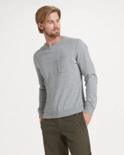 Jeffreys Pullover | Heather Grey -Eminem Style V218HTG 2113
