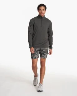 Ease Performance Half Zip | Charcoal Heather -Eminem Style V221HCC SP21 M ECOMM TOP 2558