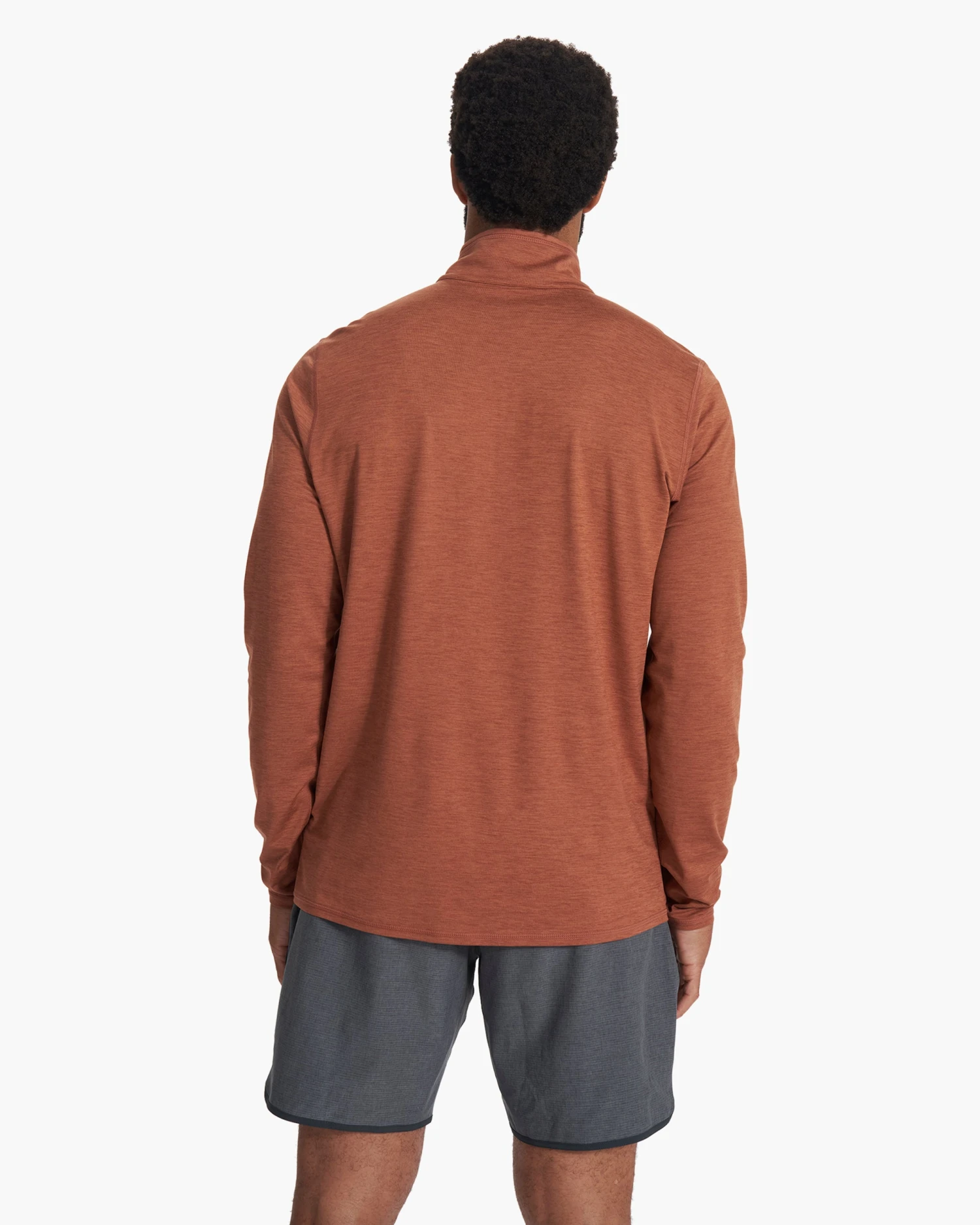 Ease Performance Half Zip | Copper Heather 5 Ease Performance Half Zip | Copper Heather - Image 5
