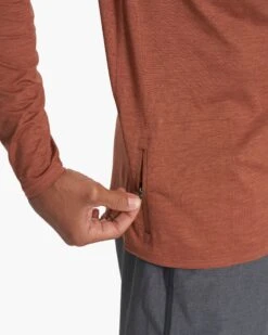 Ease Performance Half Zip | Copper Heather 13 Ease Performance Half Zip | Copper Heather -Eminem Style V221HCO SP23 M ECOMM FLEECE DETAIL 2577 1x1 4267badd dc1d 4d45 97d6 57f15adced60