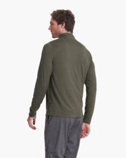 Ease Performance Half Zip | Forest Heather 9 Ease Performance Half Zip | Forest Heather -Eminem Style V221HFO FA22 M ECOMM TOP 2674